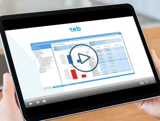 ein Tablet mit einem Videoplayer darauf